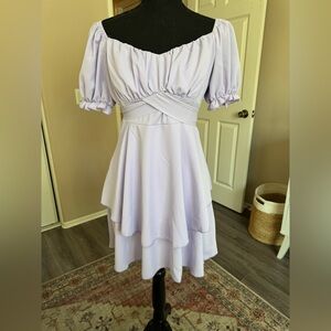 Lavender SHEIN dress in medium NWT.
